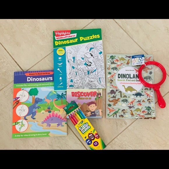 Other - Dinosaur Activities Books, Dig,Pencils & Magnifier